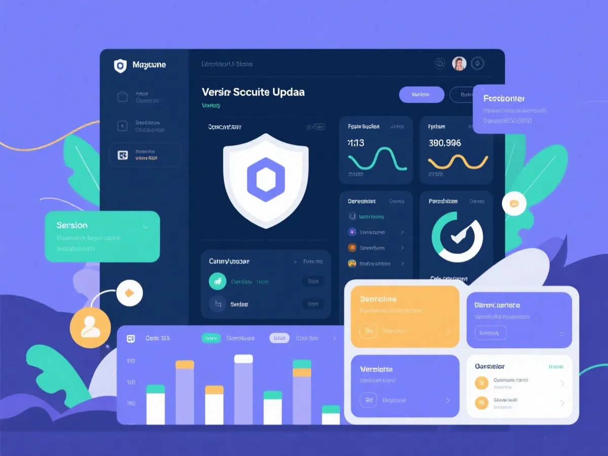 极速时时彩版本更新与安全管理示意图